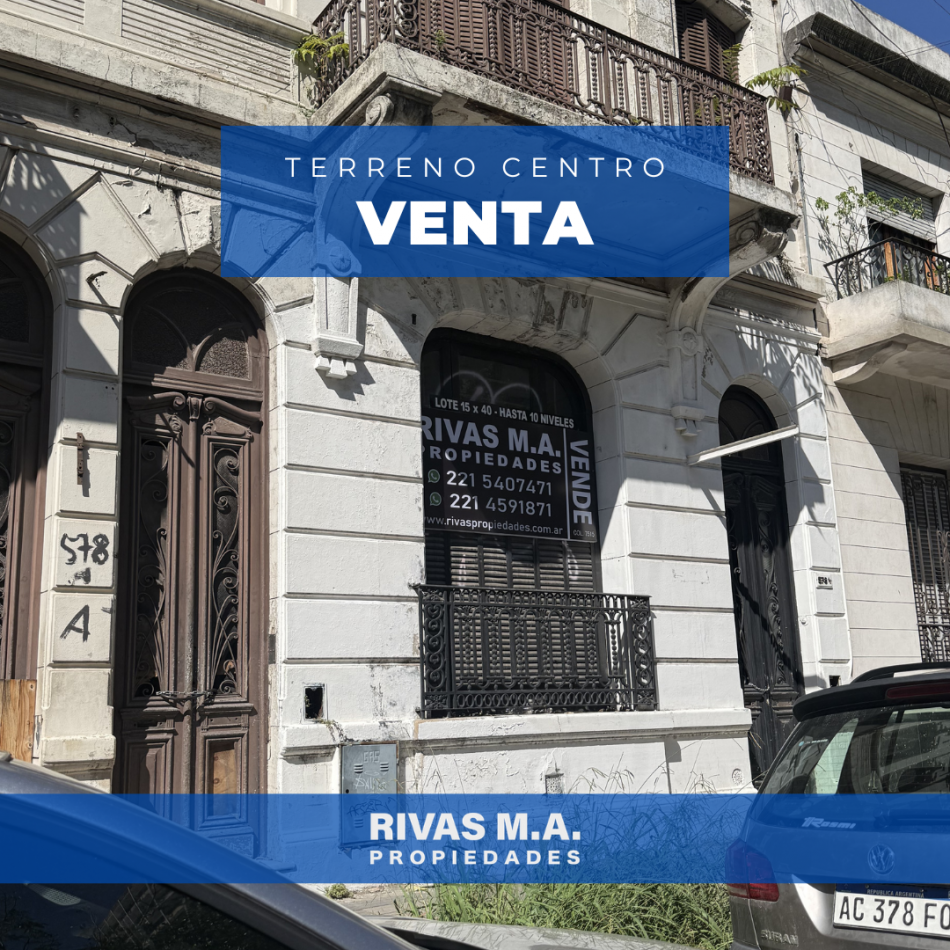 55 entre 6 y 7 - lote en venta 15x40 - 10Niveles 